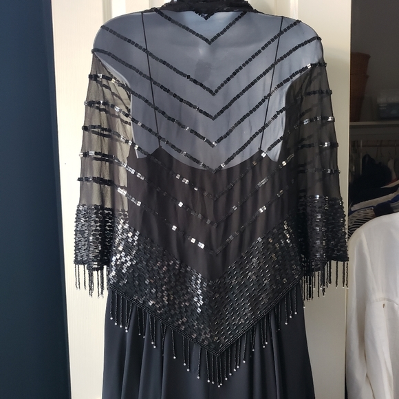 ✅SOLD✅ Silk LAUREN Ralph Lauren Evening Gown 12 - Picture 5 of 12